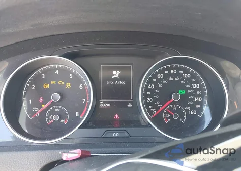 2021 Volkswagen Golf 1.4T Tsi z USA, uszkodzony, nr VIN 3VWG57AU9MM005112